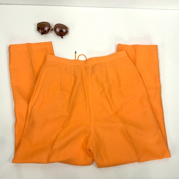 Talbots High Waisted Tapered Leg Irish Linen Pants Sz 10 - Picture 11 of 16